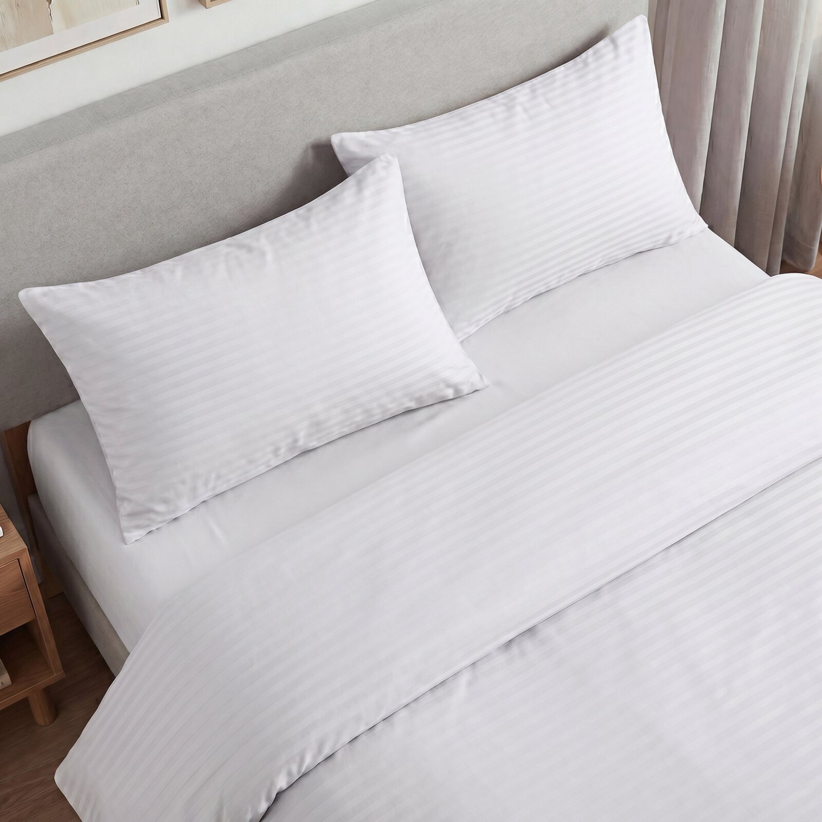 Aria Duvet Cover — Satin Cotton 400TC by Libanfibre