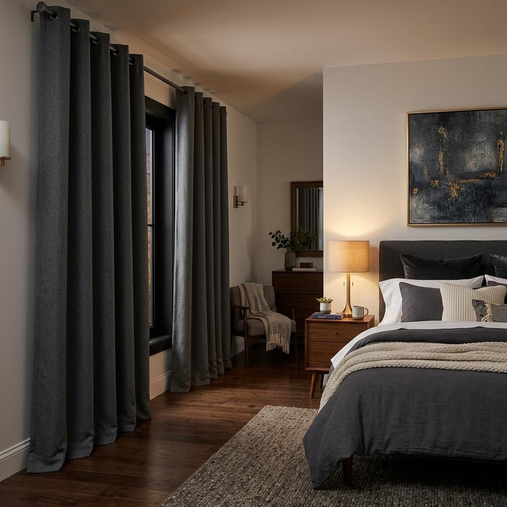 Bristol Thermal Blackout Curtain Panels by Libanfibre