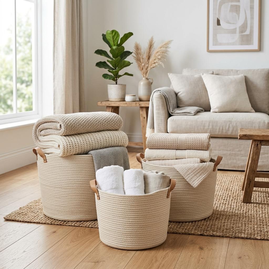 Carlton Storage Basket Set by Libanfibre