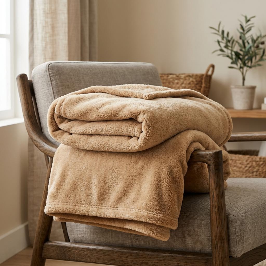 Style Plush Fleece Blanket by Libanfibre