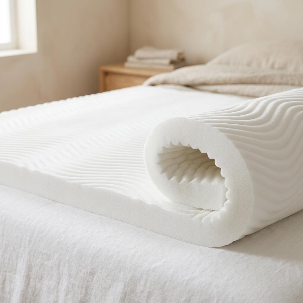Bristol Memory Foam Mattress Topper by Libanfibre